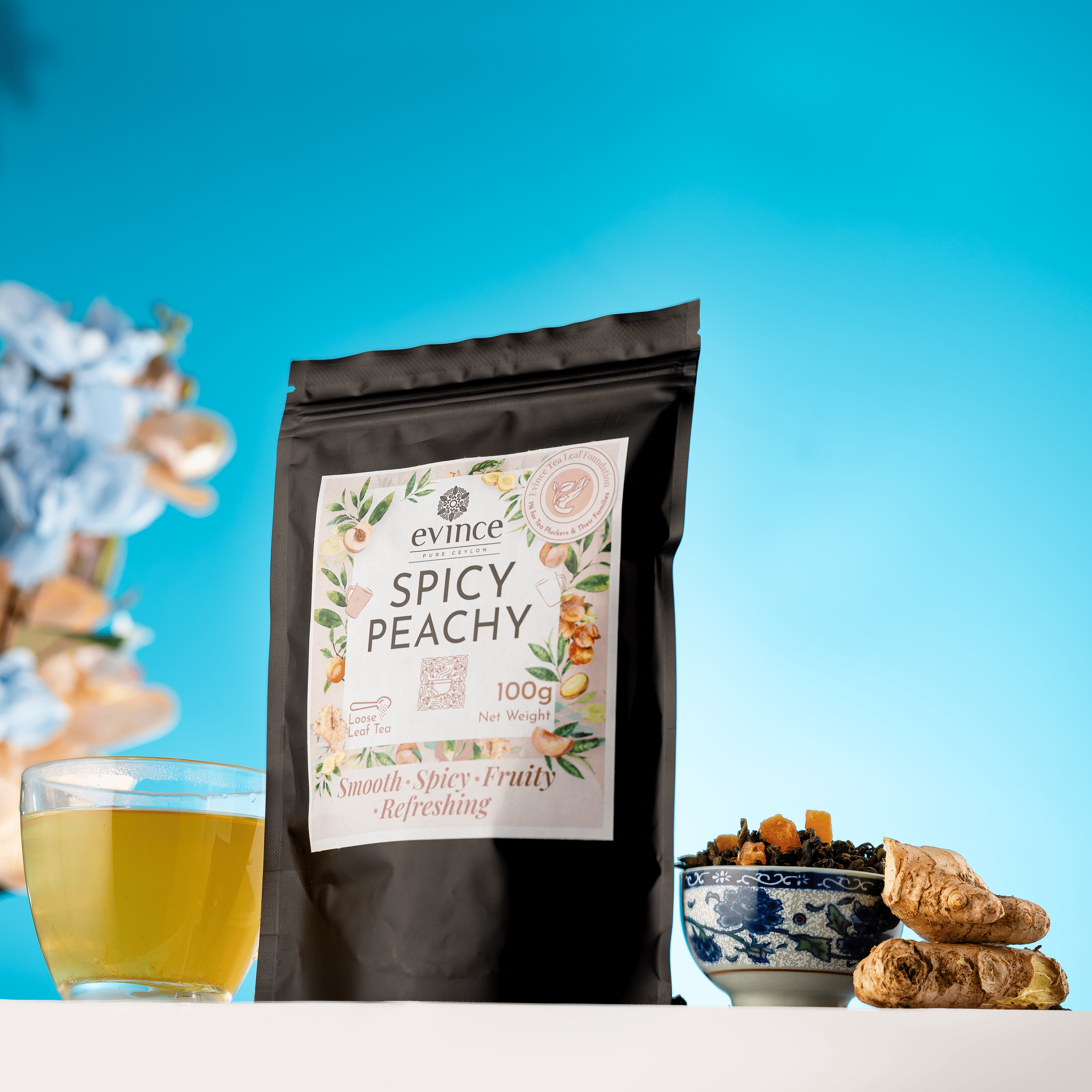 Spicy Peachy - Tea with Peach from Evince | Smooth & Fruity