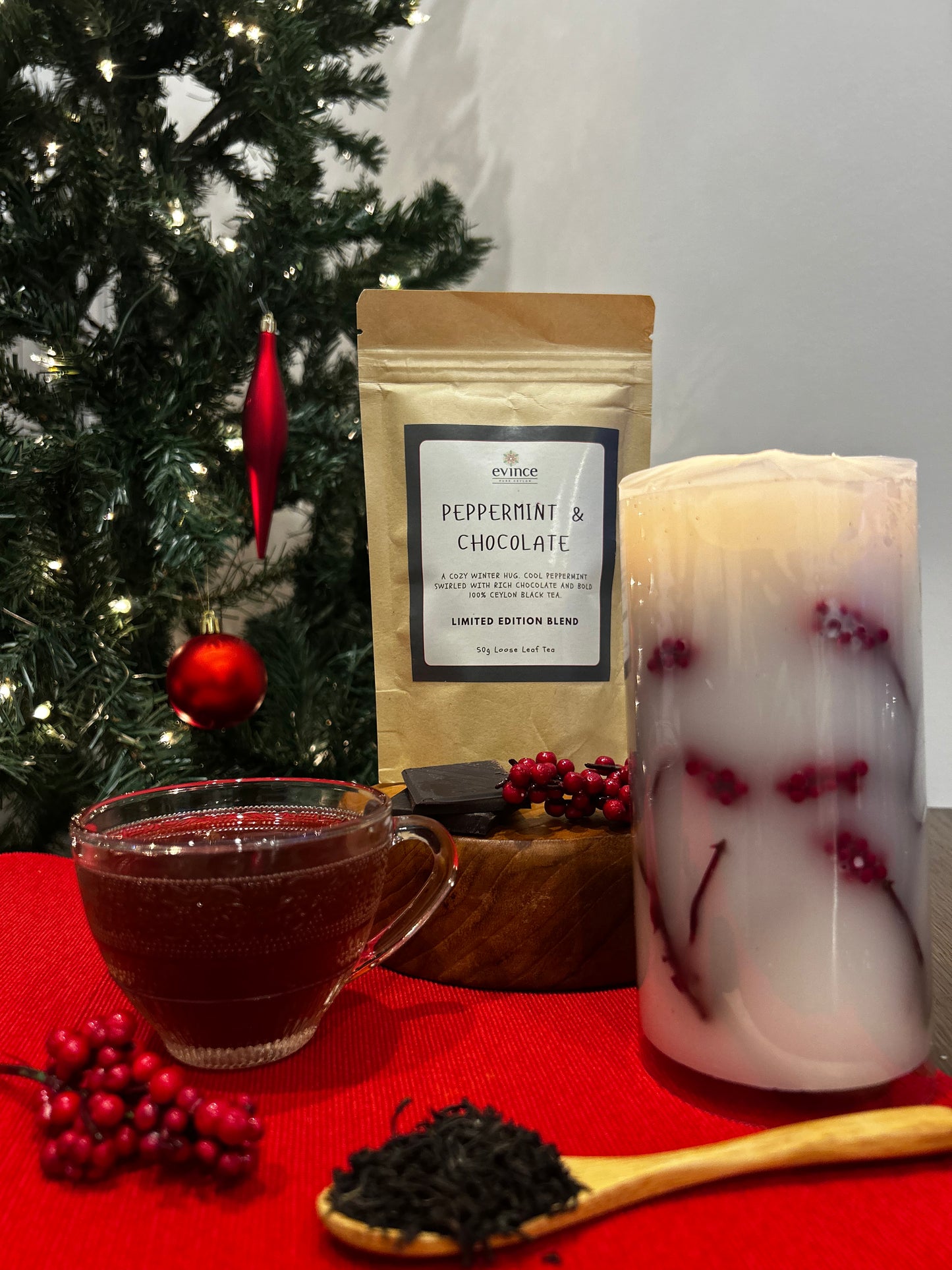 Peppermint and Chocolate Tea